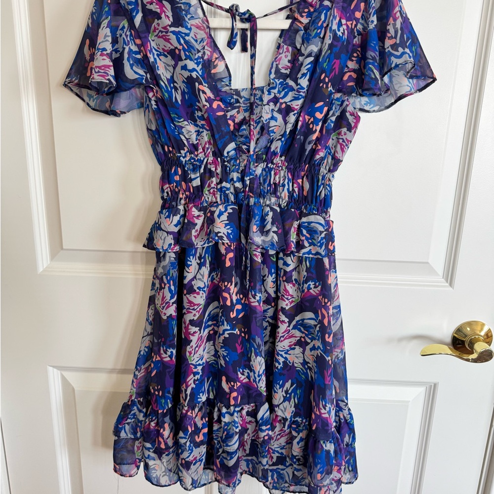 Floral Ruffle Dress - Picture 2 of 3